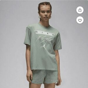 Nike Flight Jordan Olive Graphic Tee